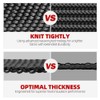 BARTOO 2" x 16' Black Exhaust Heat Wrap Roll for