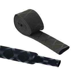 Heat Shrink Tubing, Heat Shrink Wrap Tube Sleeve for Fishing Rods Grip Handle with Non Slip and Insulation Black (Diameter 45mm, Length 63in)