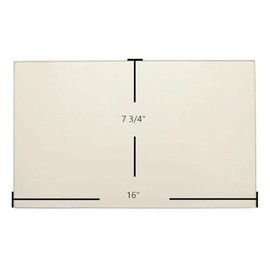 Total Hearth Treemont Ceramic Glass Panel – 16" x 7 3/4"