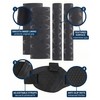 DLPRK 2 Pairs Motorcycle Grip Sleeves, Heat Shrinkable, Non-Slip Brake