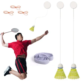 Badminton, Automatic Back Badminton, Beginner Badminton Practice Set, Badminton, Single, Home Practice, Hobby Single, For Lovers Practice, Elasticity, Badminton Practice Equipment, Self-Study and Easy
