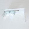 L Bracket 4pcs 3"(76mm) Length White Color for Vertical Blinds