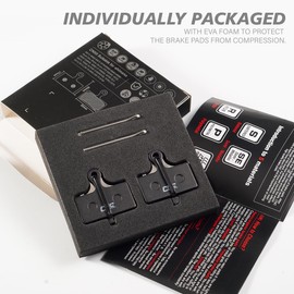 CNCLOL Bike Disc Brake Pads for Shimano Deore XTR M9000 M8000 M9020 M987 M988 M985 M615 M675 M785 XT SLX M7000 M666 RS785 Alfine S700 g01s/g02s/g03s/g01a/g02a/g03a（Resin/Semi-metallic/Polymetallic）