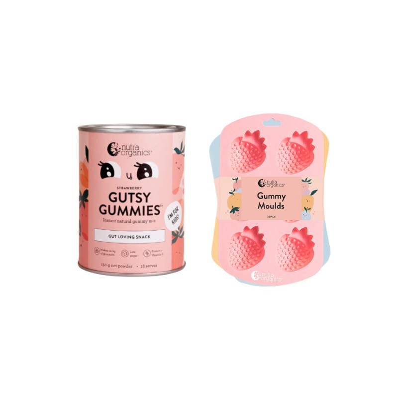 Nutra Naturals Glorious Gummies & Mould Bundle, Strawberry / 300g