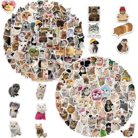 200 Cat Stickers, Funny Cat Stickers, Cat Photo Stickers, Cute Expression Stickers, Realistic Cat Stickers, Cat Graffiti Stickers