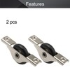 MroMax 2Pcs 29mm/1.14" Dia Screen Door Rollers Nylon Black Sliding
