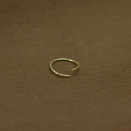Willys Jewellery Piercing Ring 925 Sterling Silver 18K Gold Plated Yellow Gold Thin Hoop Ear Piercing Lip Piercing Nose Piercing, Sterling Silver