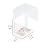 4 PCS Toothbrush Holder Wall Mounted with Cover for Bathroom,