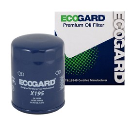 ECOGARD X195 Premium Spin-On Engine Oil Filter for Conventional Oil Fits Ford Ranger 3.0L 1991-2008, Taurus 3.0L 1986-2007, F-150 4.2L 1997-2008, F-150 4.6L 2004-2007, Mustang 3.8L 1994-2004