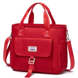 Weitars Lonchera Para Mujers,Bolsa De Almuerzo Aislada,Lonchera Aislada Para Adultos,Hombres,A Prueba De Fugas, Bolsa De Almuerzo Reutilizable Con Correa Con Bolsillo Lateral Para El Trabajo,Playa