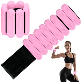 KOOOGEAR 2 Pcs Wrist Ankle Weights for Men Women,Wearable Strong Arm Leg Weights,Adjustable Ankle Weight for Walking Yoga Barre Aerobics Pilates Gym Walking Running Fitness