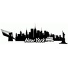 Samunshi® New York Skyline Car Sticker City Printed 15 x