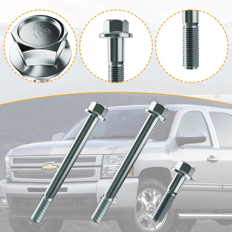 Wllead LS Engine Starter Bolt Kit Compatible with All GM