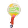 Beach Ball Paddle Set with Pink Ball, Twin Beach Bats,