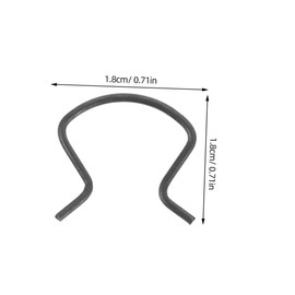 PartyKindom 15pcs Metal Window Crank Handle Retainer Clips Durable Replacement Parts for Easy Installation and Secure Fit in Various Car Models