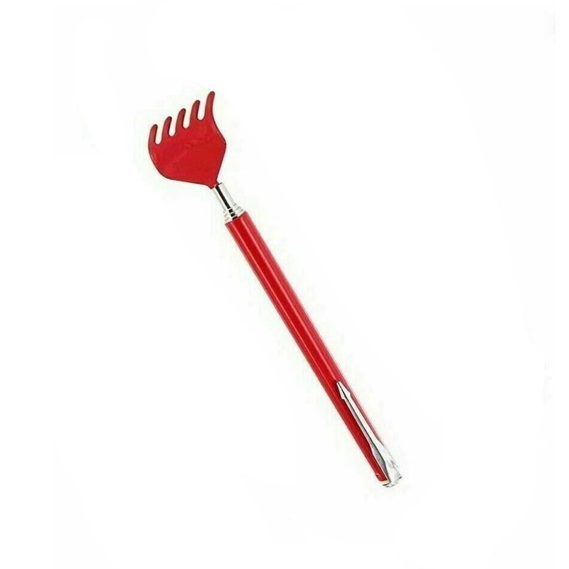 Back Scratcher, Stainless Steel Massager, Telescoping Scratching Tool, Portable Extendable