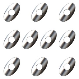 cyclingcolors 10x Nipple Discs Oval Spokes Bicycle 14G 2 mm 13G 2.3 mm Steel Washer (14G (2 mm)