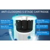Kintim 10x4.5 inches Activated Carbon Block Water Filter with 5