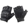 Dhana Style HF-WA Half Finger Tactical Gloves, Soft Leather, Fingerless,