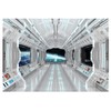 YYNXSY 7X5FT Spaceship Interior Science Fiction Series Background with Earth