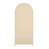 Creperture Wedding Arch Backdrop Cover, 0.8x1.8m Arch Cover Fabric Round