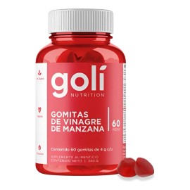 Gomitas De Vinagre De Manzana 60 Gomitas - Goli Frutos Rojos