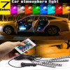 QUAYUB Car Interior Atmosphere Wire Auto Strip Light LED Decor