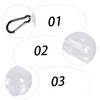 TEHAUX 1 PC Stylish Transparent Earphone Holder Case for Buds