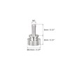 sourcing map Knurled Thumb Screws, M3x8mm Brass Shoulder Bolts Grip