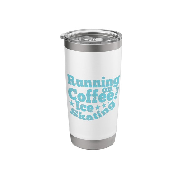 Running on Coffee and Ice Skating Ice Rink Stainless Steel