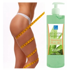 Bleumarine Bretania - Seaweed & Aloe Vera Slimming Gel | Anti-Cellulite & Skin Tightening | Lymphatic Drainage & Diet Support | Massage Gel, Green, 500 ml