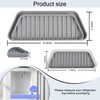 KindGa Refrigerator Drip Catcher Tray,Protector Ice and Water Dispenser Pan,Fridge