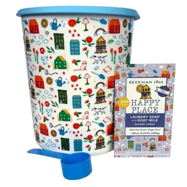 Beekman 1802 Happy Place Goat Milk Laundry Soap-200 Loads-Lavender Tupperware