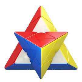 Cuberspeed MoYu Magnetic Pyramid Triangle Speed Cube RS Pyramid Magnetic stickerless Speed Cube Pyramid M Puzzle