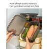 Yutry&lyin 3PCS Rectangle Plastic Food Storage Box Sets with Lids,