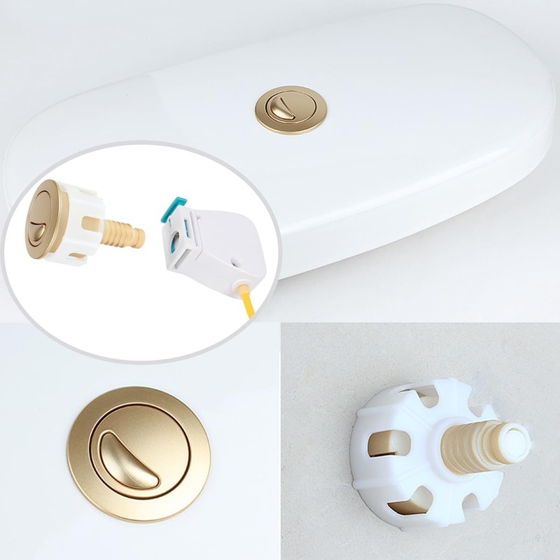 Toilet Flush Button Toilet Cistern Flusher Replacement Parts, Toilet Push