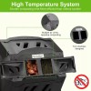 Gobetter Gobetter 45 Gallon Composting Tumblers Rotating Bin Outdoor with
