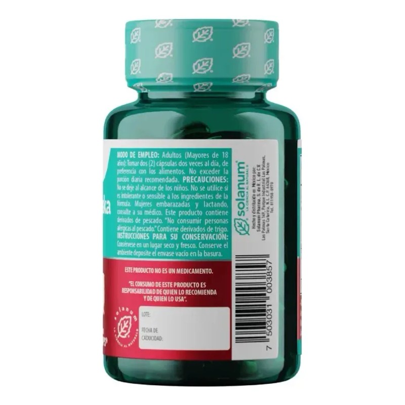 Salmon De Alaska Omega 3 Coezima Q10 60 Minicaps Solanum