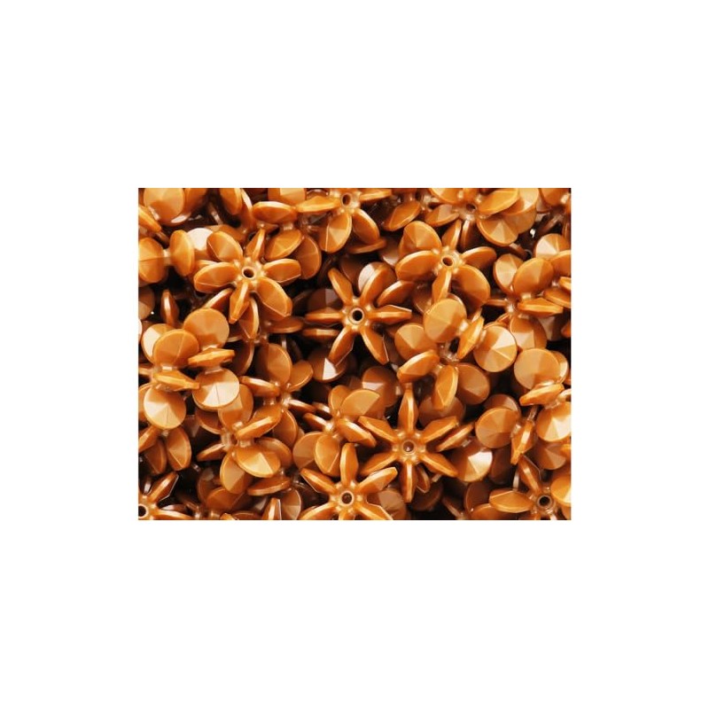 BeadTin Sugar Cone Pearl 18mm Sunburst Plastic Craft Beads (135pcs)