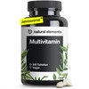 natural elements Multivitamin - 365 Vegan Tablets - Yearly Supply