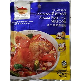 TEAN'S GOURMET - MALAYSIAN TRADITIONAL - ASAM FISH PASTE / TUMISAN - ASAM IKAN / NO MSG ADDED - Serve 4-6 persons / 7 OZ - 200 G /Product of Malaysia