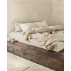 Natural Linen Flat Sheet Full/Double/Queen Size, 100% Flax Linen Flat