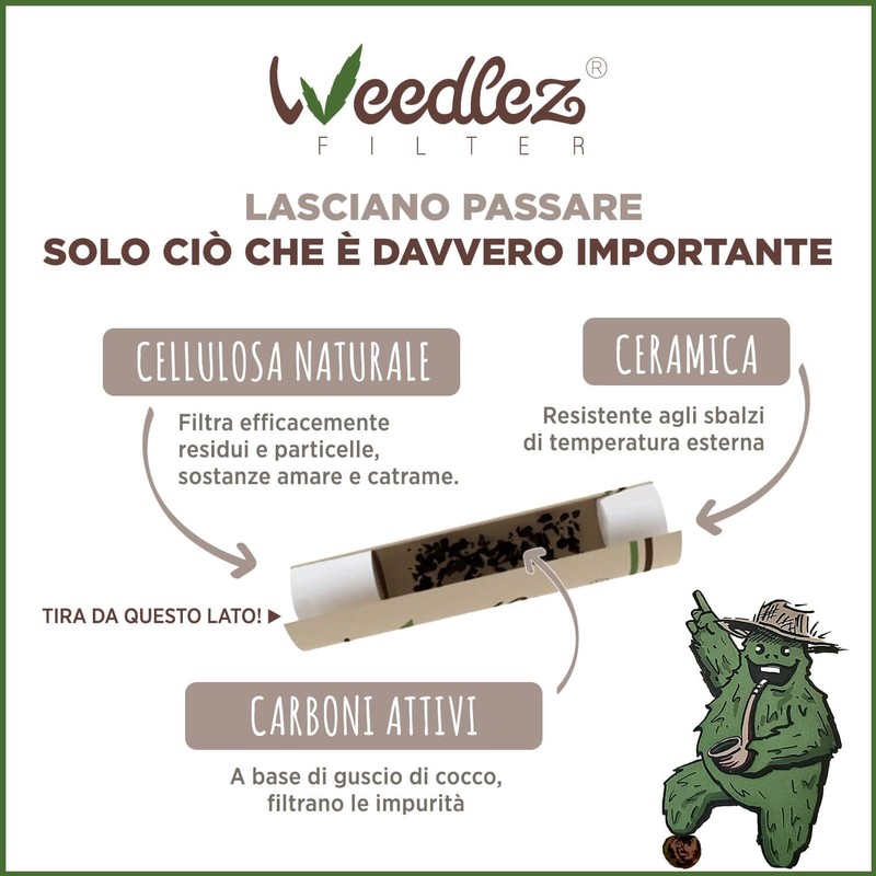 Carbon Filters for Weed 6mm - Green - Pack of