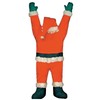 Gemmy Santa Hanging From Gutter Christmas Decoration Red 1 pk