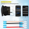 Joinfworld Marine Rocker Switch 12V 20A 3 Position ON Off