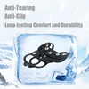 2 Pair Universal Non Slip Ice Gripper Spikes,8 Steel Ice