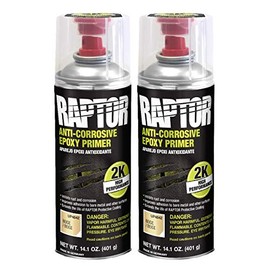 U-POL Raptor 2K Aerosol Beige Anti-Corrosive Epoxy Primer 2 Pack