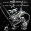Depisuta Bone Conduction Headphones, IP68 Waterproof MP3 Swimming Headphones, Underwater