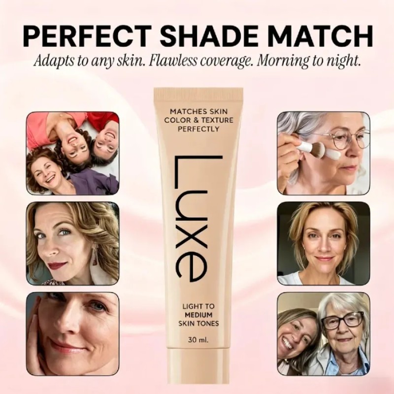 Jji Luxe Foundation 30ml, Maquillaje Ligero, Huevos Con