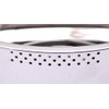 Takagi Stainless Steel D-Shaped Washtub with Rubber Drain Hole, Silver